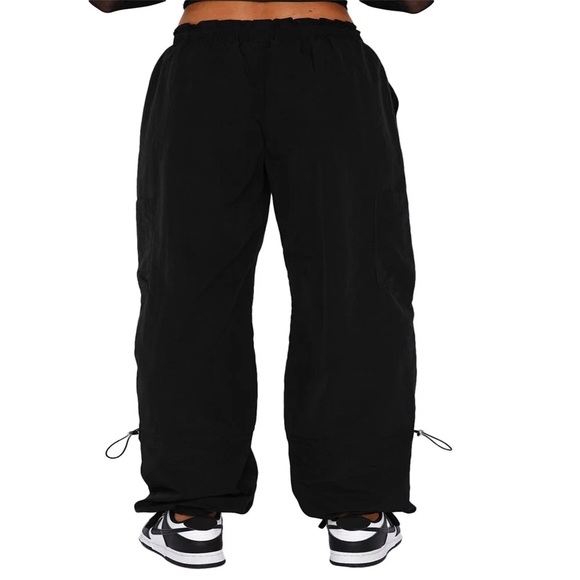 Parachute Pants Women Cargo Pants for Women Baggy Low Waist Jogger Relaxed Pants - Picture 4 of 12
